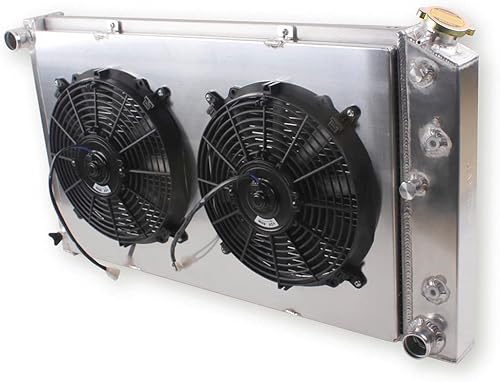 Miniatura 10 de OHOB-COOL Reemplazo de radiador de aluminio de 3 filas para Chevy Corvette 1973-1976 1974 1975 5.7L 7.4L V8