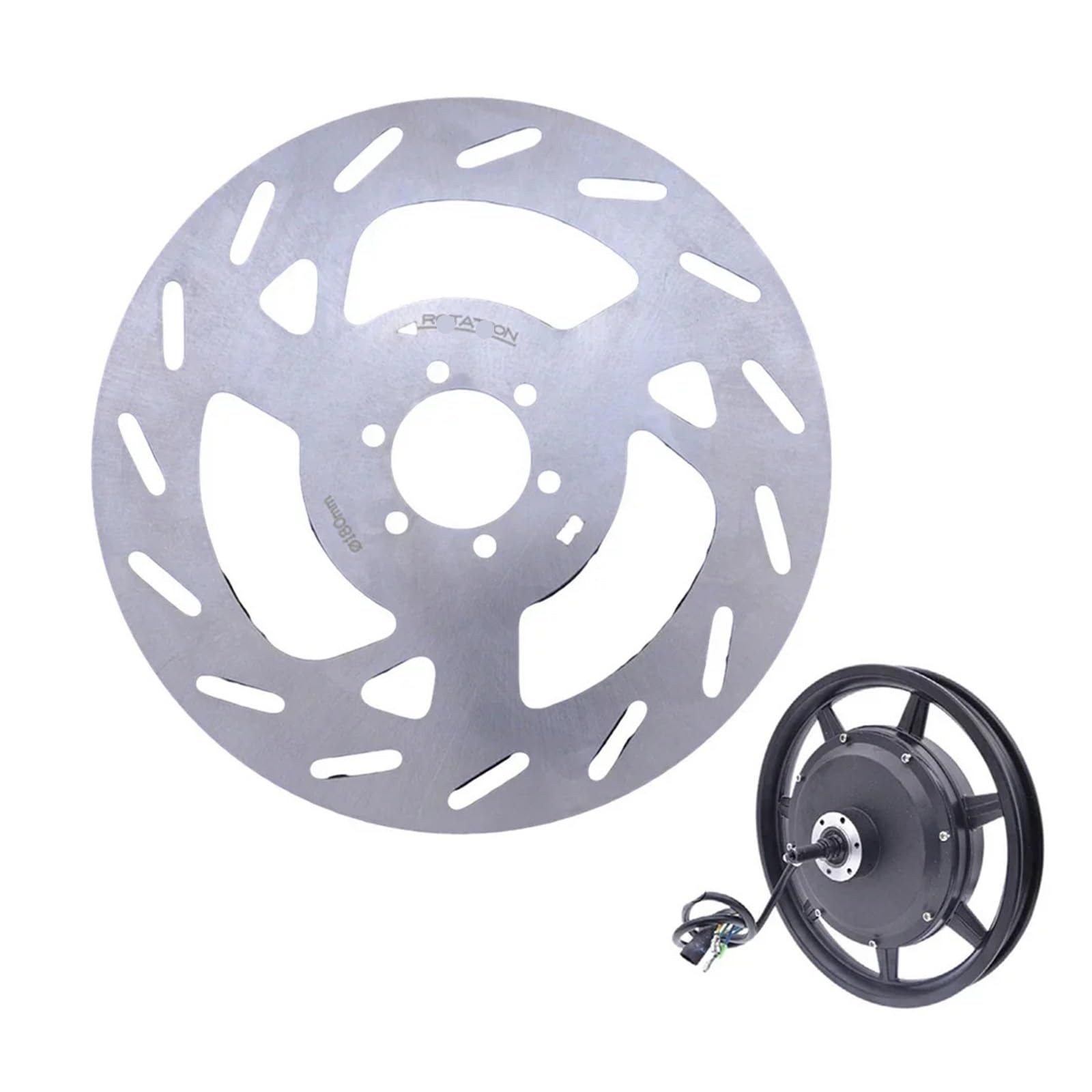 Rotore Disco Freno Accessori Moto Rotore Disco Freno Bicicletta Per Parti Addensate Freni Scooter Per 180/203MM 3MM 6