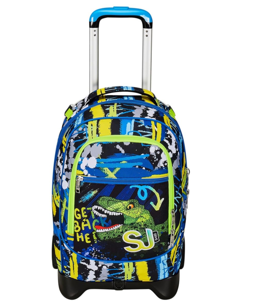 SJ GANG STYLE JAM GANG Trolley New Tech Cuccioli SJ, Blu, Cross-over System, Bambini e ragazzi, Scuola elementare e media, Tempo libero e viaggi