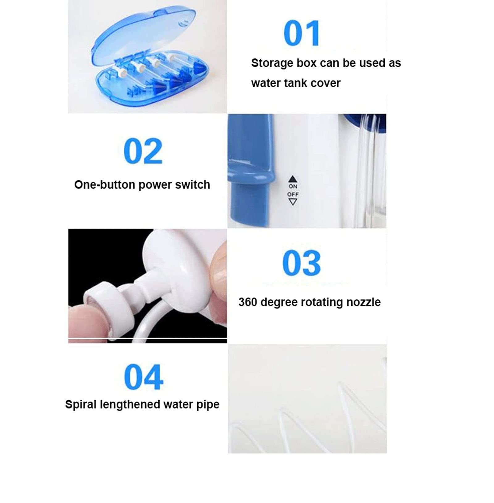Kit per risciacquo dei Seni, Sistema di irrigazione per Lavaggio nasale, Kit per risciacqui dei Seni con Pressione Regolabile e Serbatoio dell'Acqua di Grande capacità da 1000 ml,
