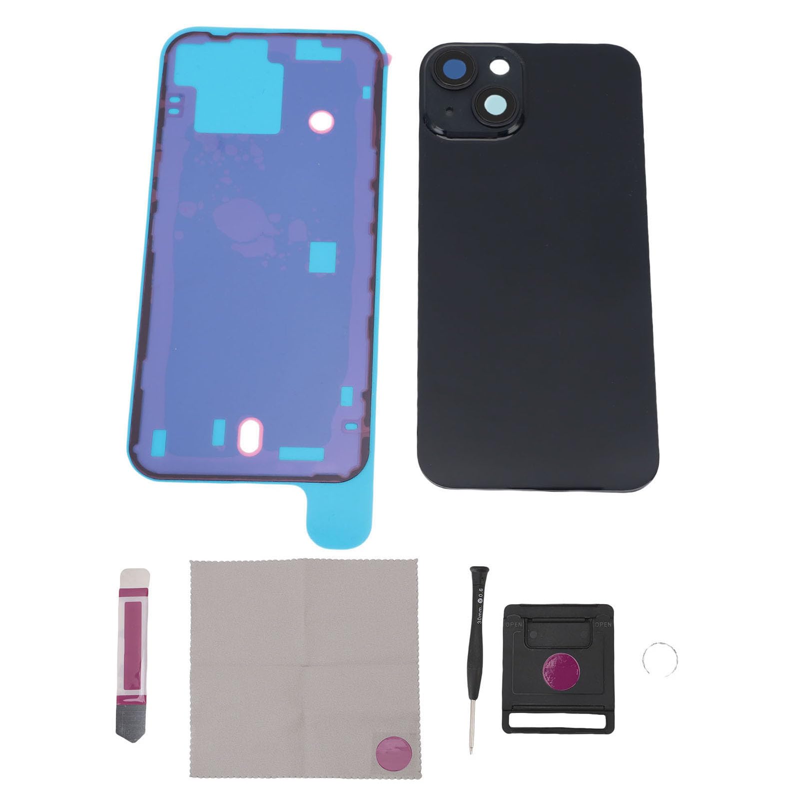 Cryfokt Replacement Glass Back Cover, Includes Installation Tools | Dimensioni precise, facile da usare, progettato per il modello 14, kit di riparazione incluso