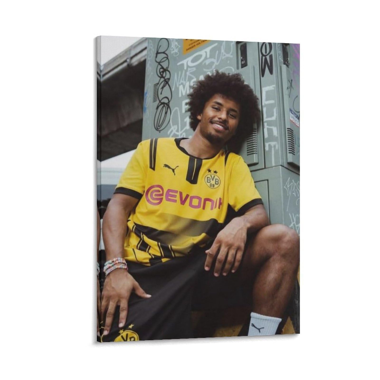 FCOIN Karim Adeyemi Canvas Poster Canvas Art Poster And Wall Art Picture Print Modern Family Decor Posters 20x30inch(50x75cm)