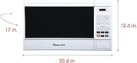 Vista 3 de Microondas de encimera de 1.3 pies cúbicos en blanco