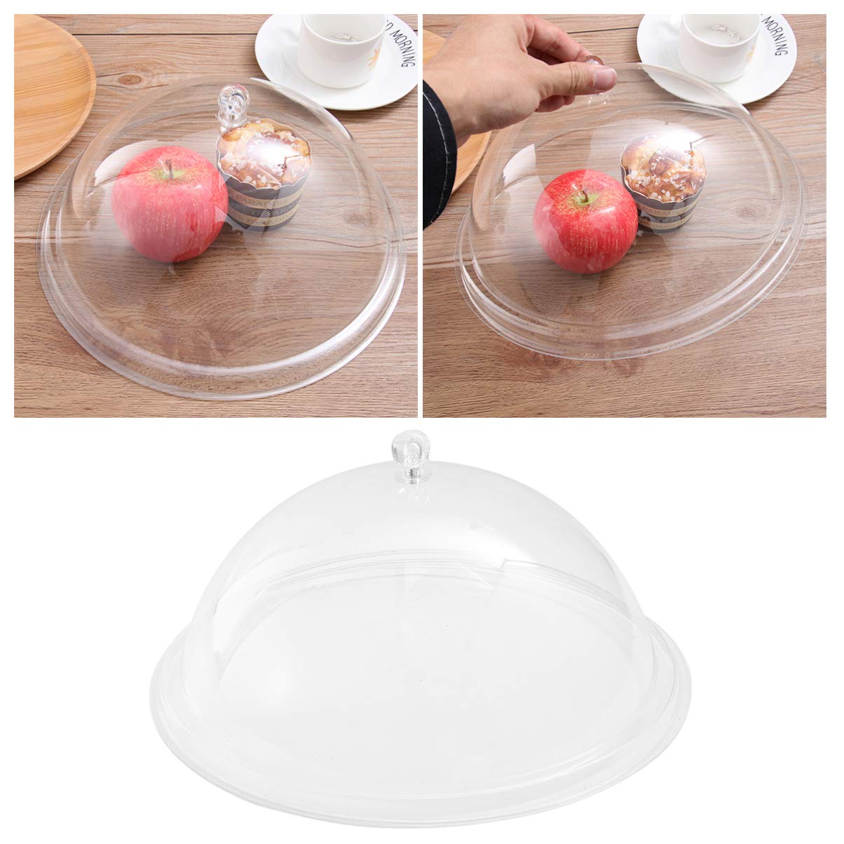 DOITOOL Acryl-Abdeckhaube Für Kuchen & Torten – Spülmaschinengeeignet, Klar, Als Frischhalteglocke