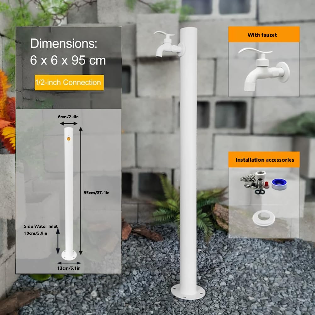 Frostschutz-Wassersäule Für Vertikale Gärten Im Außenbereich