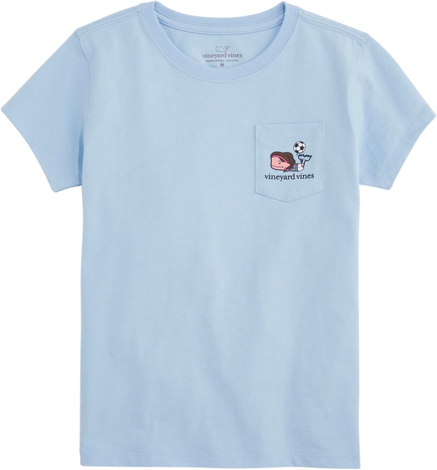 Vineyard Vines Kids Girls Vv Palm Tree Ss Tee (Little Kid)