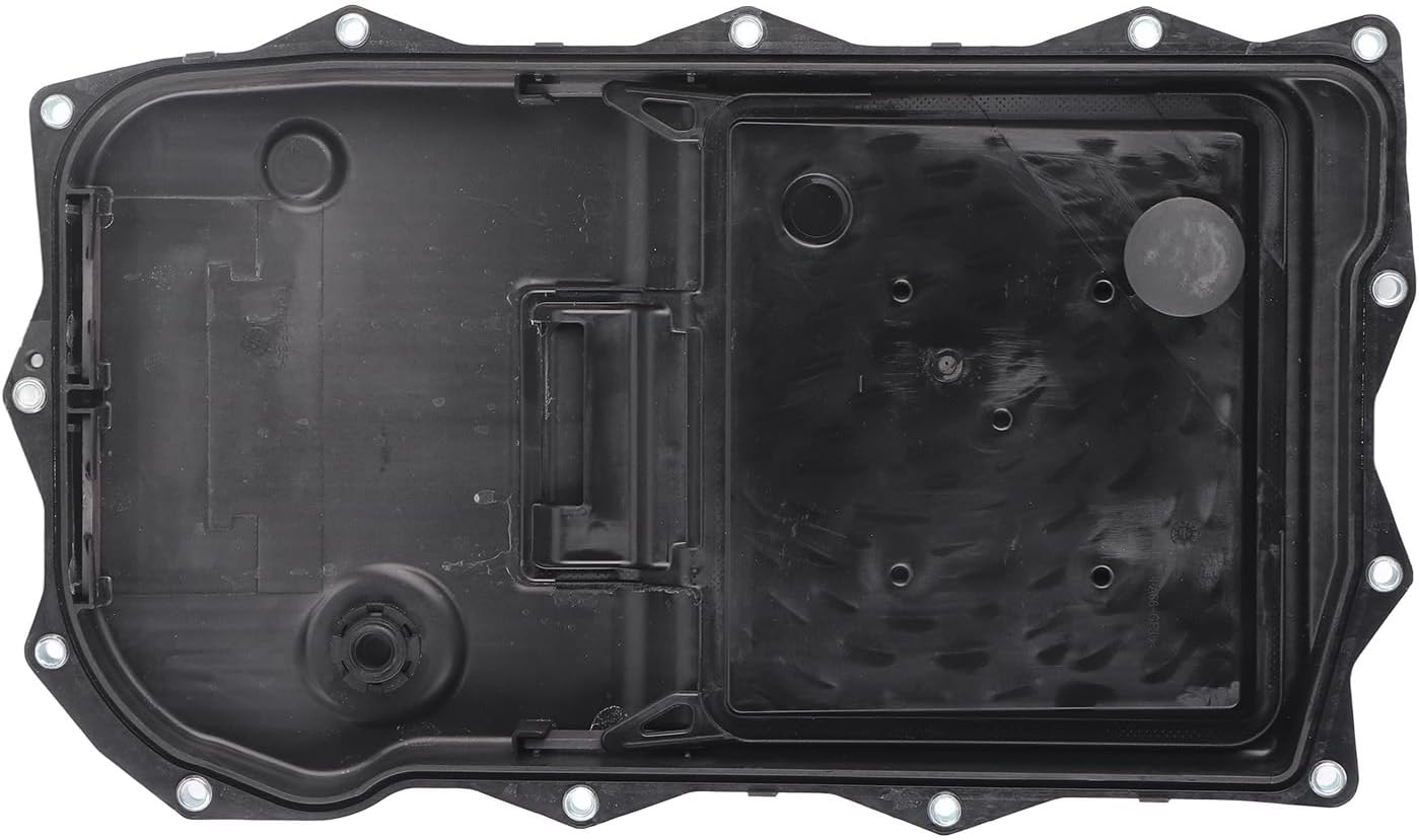 Generic Transmission Oil Pan Durable High Performance Fit for RAM 1500 2013-2017 WITH 8 Speed Auto Transmission ABS Black