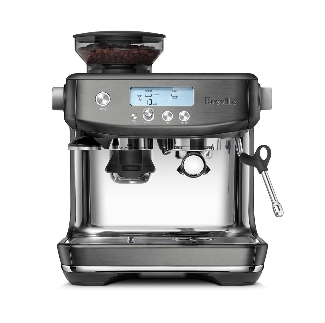 BrevilleThe Barista Pro Stainless Steel Espresso Machine Black ( International Version )