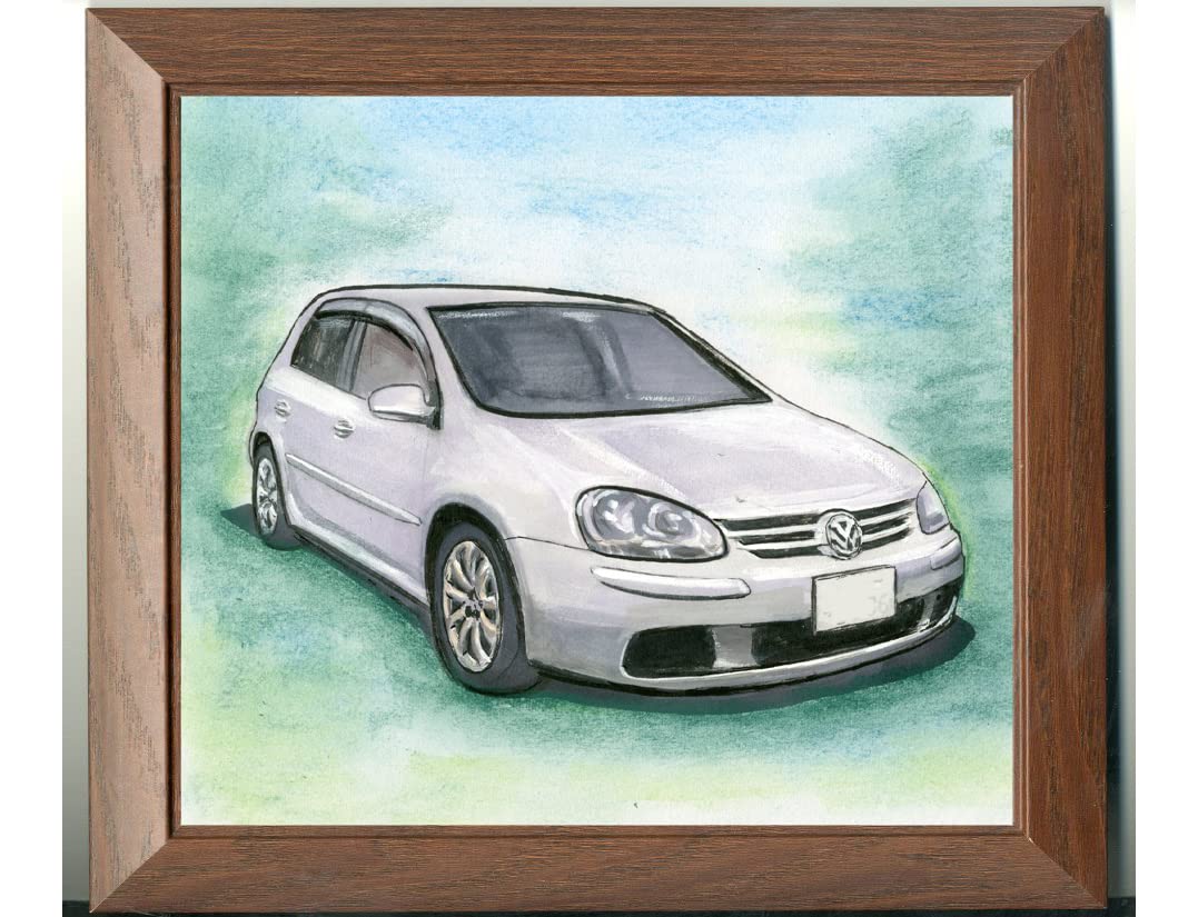 Amazon.co.jp: オーダーメイド 車 絵 免許返納 記念 イラスト 写真から  