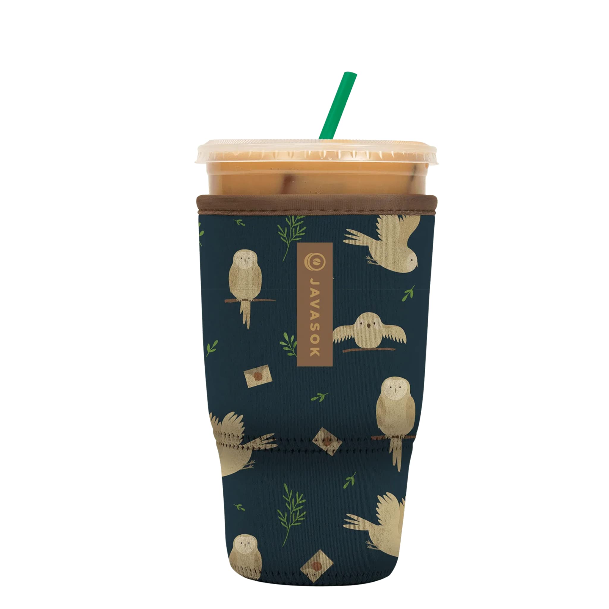 Sok It JavaSok Iced Coffee &amp; Cold Soda Insulated Neoprene Cup Sleeve (Acceptance Letter, Large: 30-32oz)