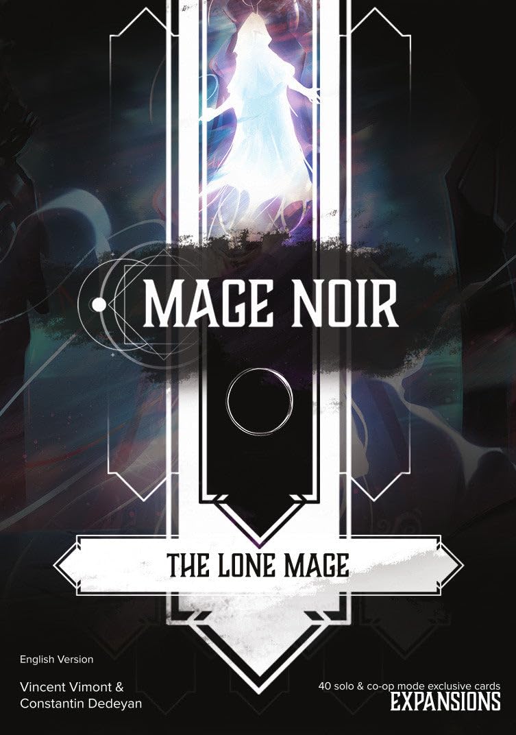 Mage Noir - Expansion - Solo Or Cooperative Card Game for 1 to 4 Players - Board Game for Ages 14 and Up - English Version