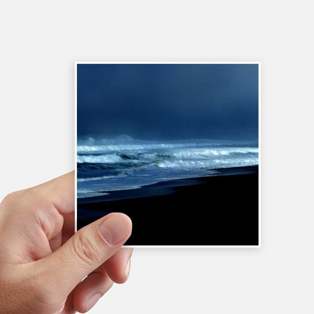 Autocollant carré Ocean Sky DIYthinker pour décorer un ordinateur portable ou une valise