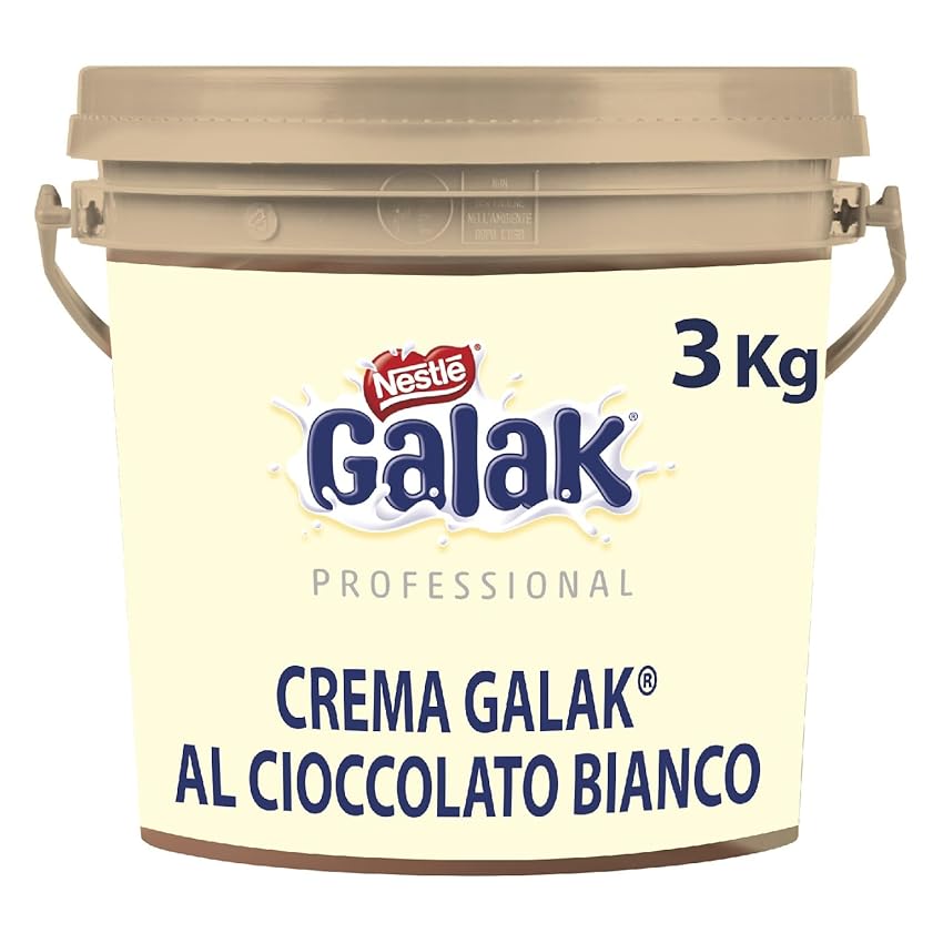 Immagine del prodotto NESTLÉ GALAK PROFESSIONALE Crema Spalmabile al Cioccolato Bianco, Secchiello 3k g