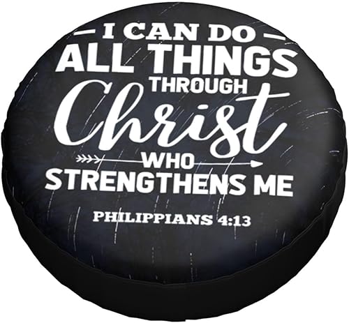Miniatura 2 de I Can Do All Things - Funda de repuesto impermeable con versículo bíblico cristiano, regalos de fe para remolque, RV, SUV, camión, cámper,