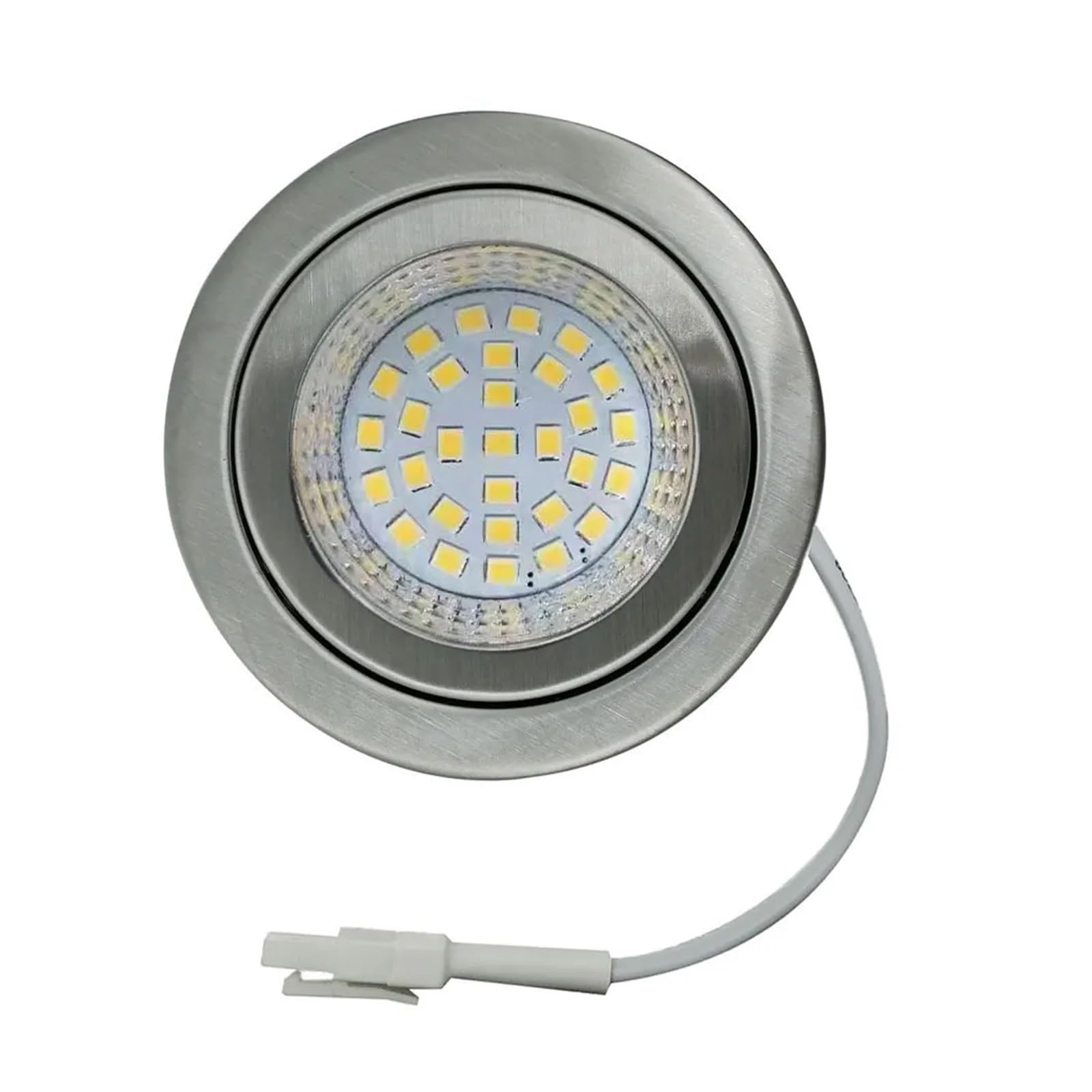 eufeifeiegds 2-teilige Dunstabzugshaubenbirne, LED, 2,5 W, 220–240 V, for 60 mm Loch, Küche, Unterschrankbeleuchtung, Schrankbeleuchtung, entspricht 20 W Halogenbirne wefeiegds(Warm White 3000K)