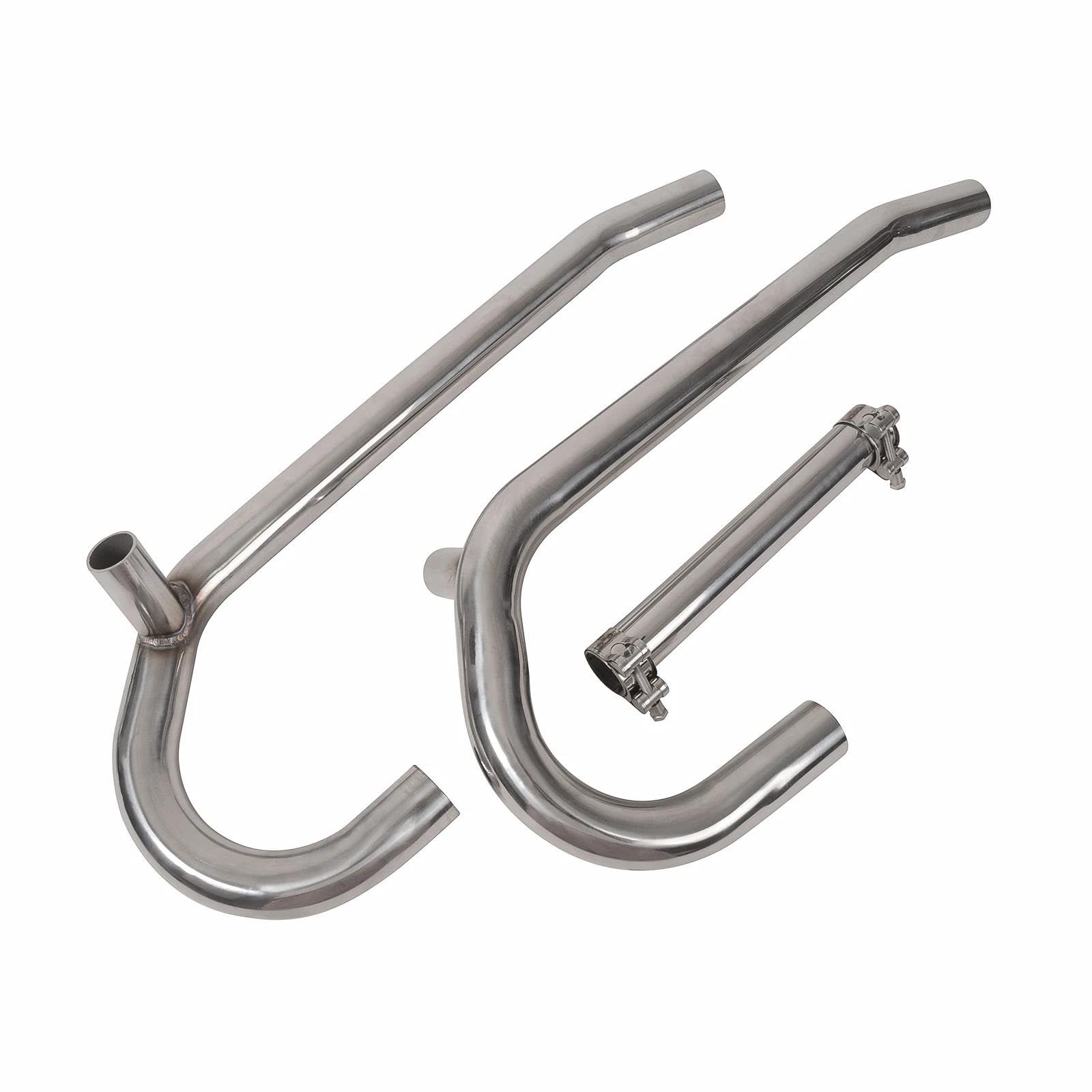Collettore di Scarico Anteriore in Acciaio Inossidabile per Moto Cafe Racer da 38 Mm per B&MW R75 R80 R90 R100 Silenziatori