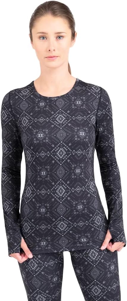 Terramar Women's Cloud Nine 4-Way Stretch Brushed Scoop