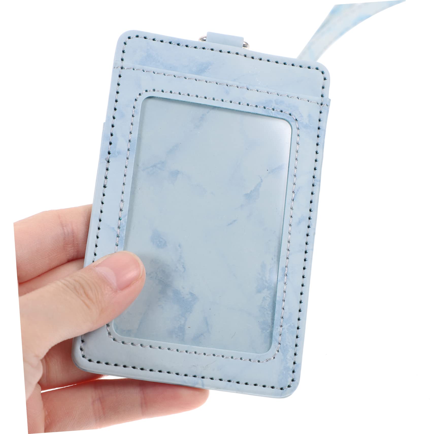 Operitacx 5sätze Marble-muster Ausweishülle Mit Lanyard Wasserdichter Id-kartenhalter Für Schule Büro Und Veranstaltungen Praktischer Sicherer Schutz Für Namensschilder Und Ausweise