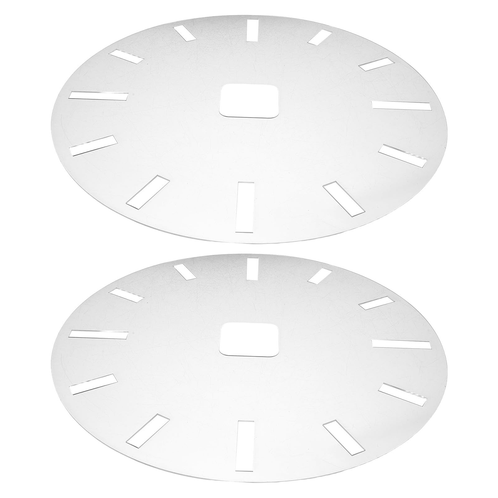 Pochoir acrylique cadran horloge gabarit rond defonceuse travail du bois