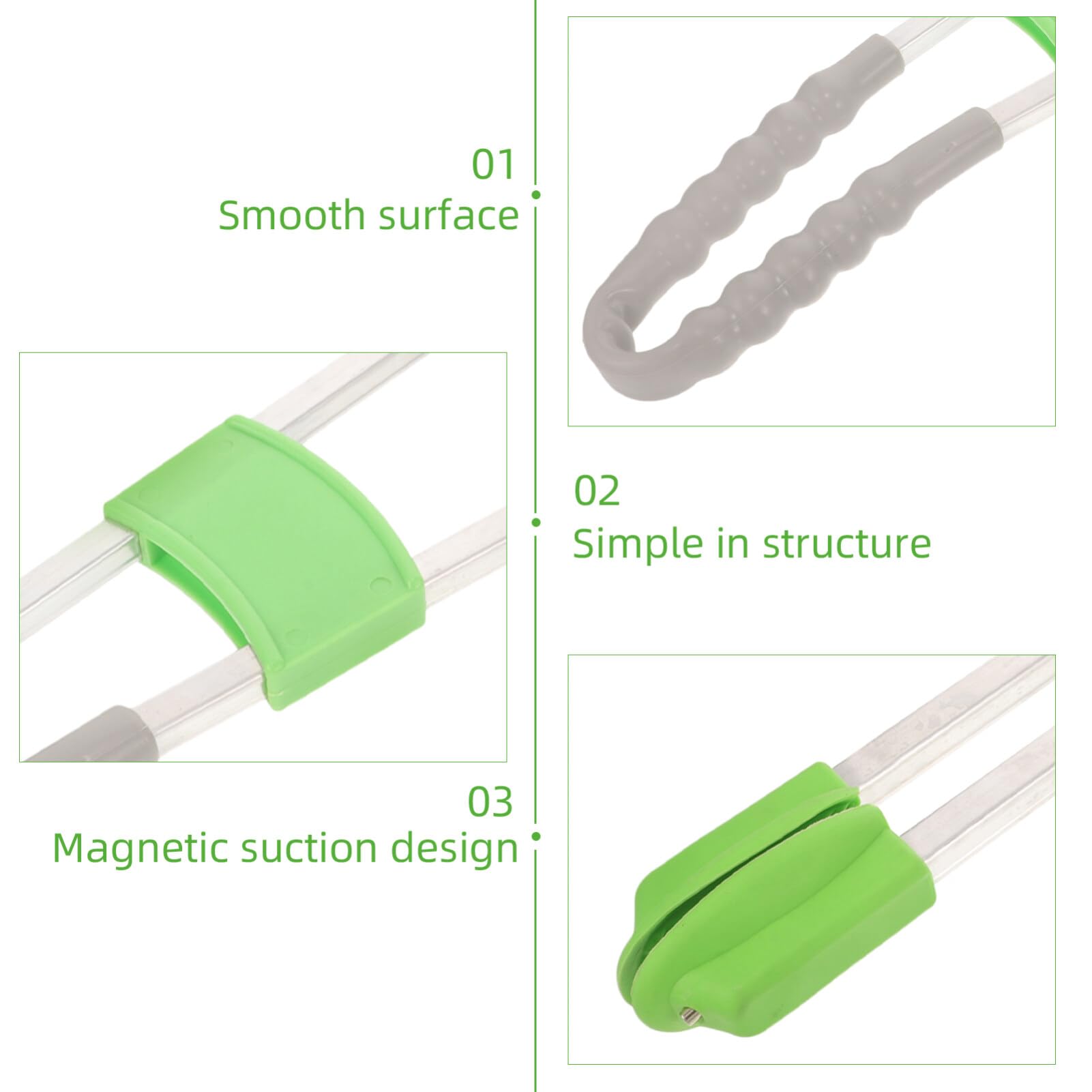 Robuster Müllgreifer aus Kunststoff Tragbar und Langlebig zum Aufsammeln von Müll im Outdoor Bereich der Reinigung Zufällige Farbe