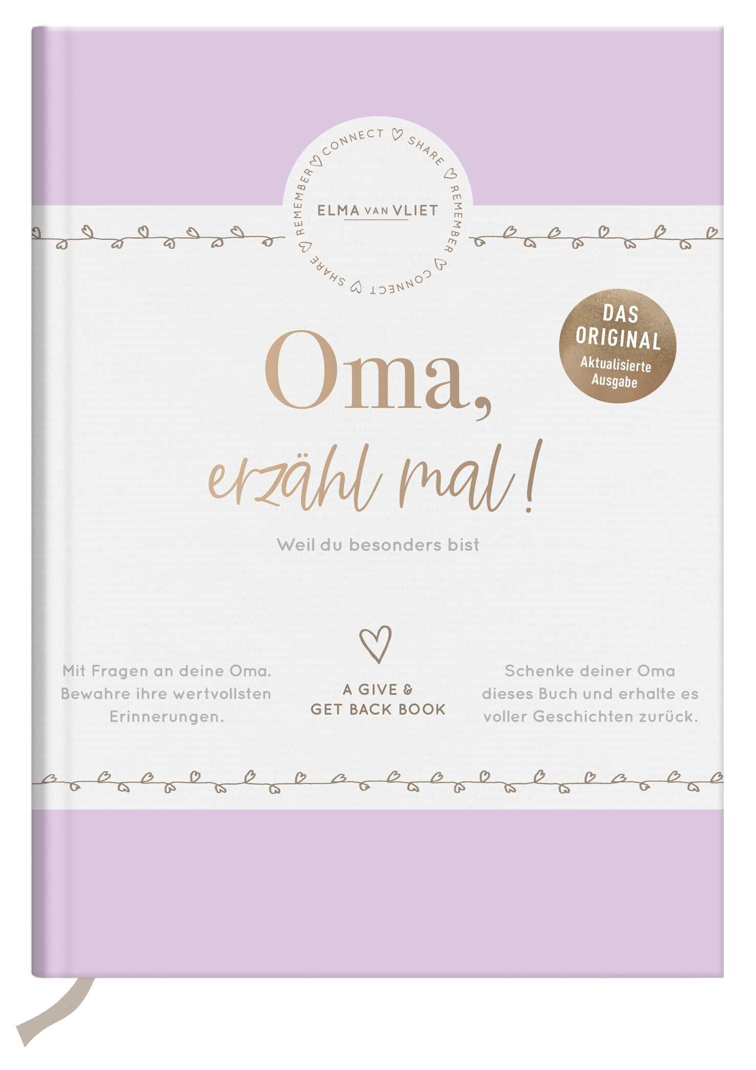 Oma, erzähl mal! | Elma van Vliet: Weil du besonders bist | Das Original. Erinnerungsbuch für deine Großmutter. Ein persönliches Geschenk zum Geburtstag oder Weihnachten