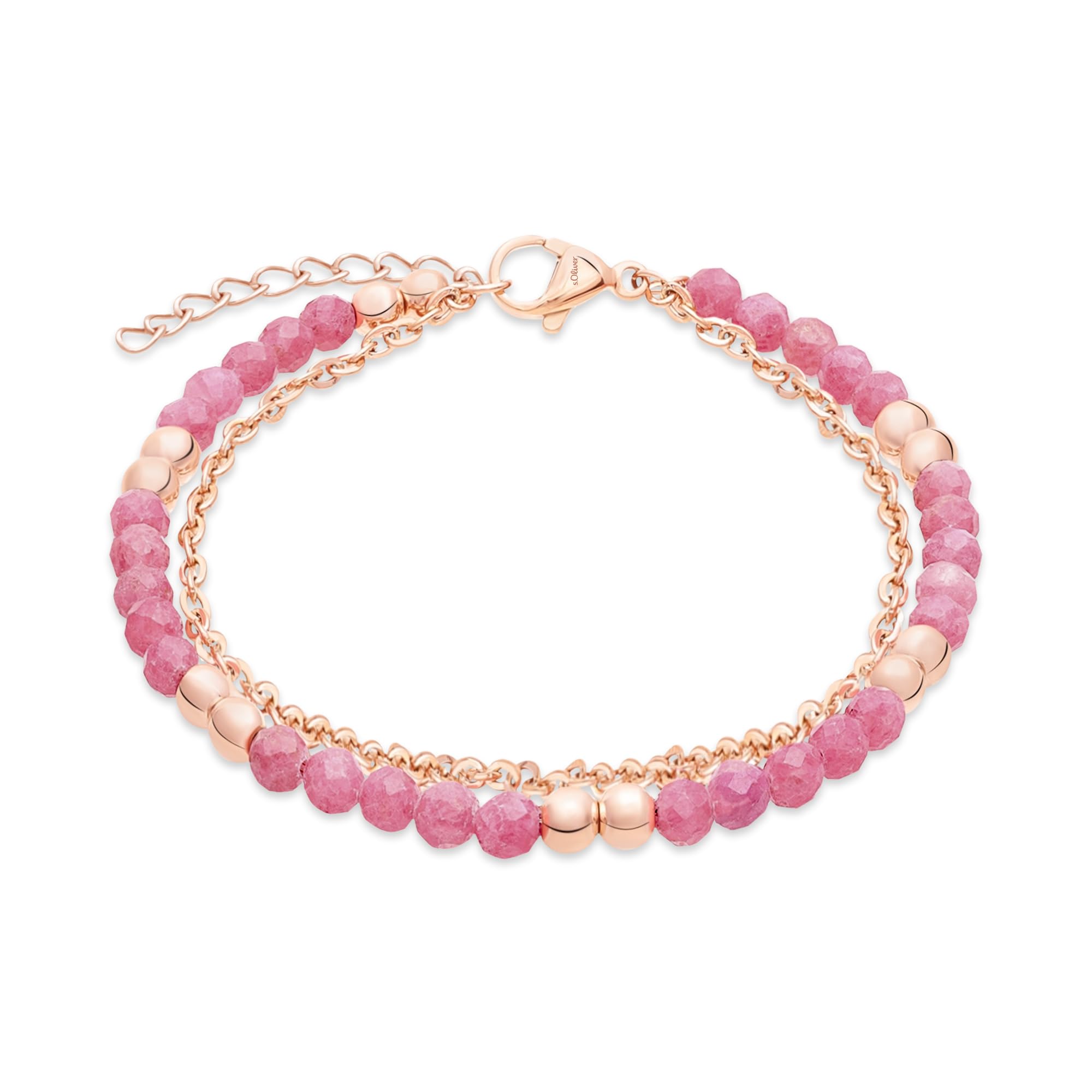 s.Oliver Damen Schmuck – Armbänder aus Edelstahl & eleganten Beads Stilvoll & Modern – Perfekte Geschenkidee