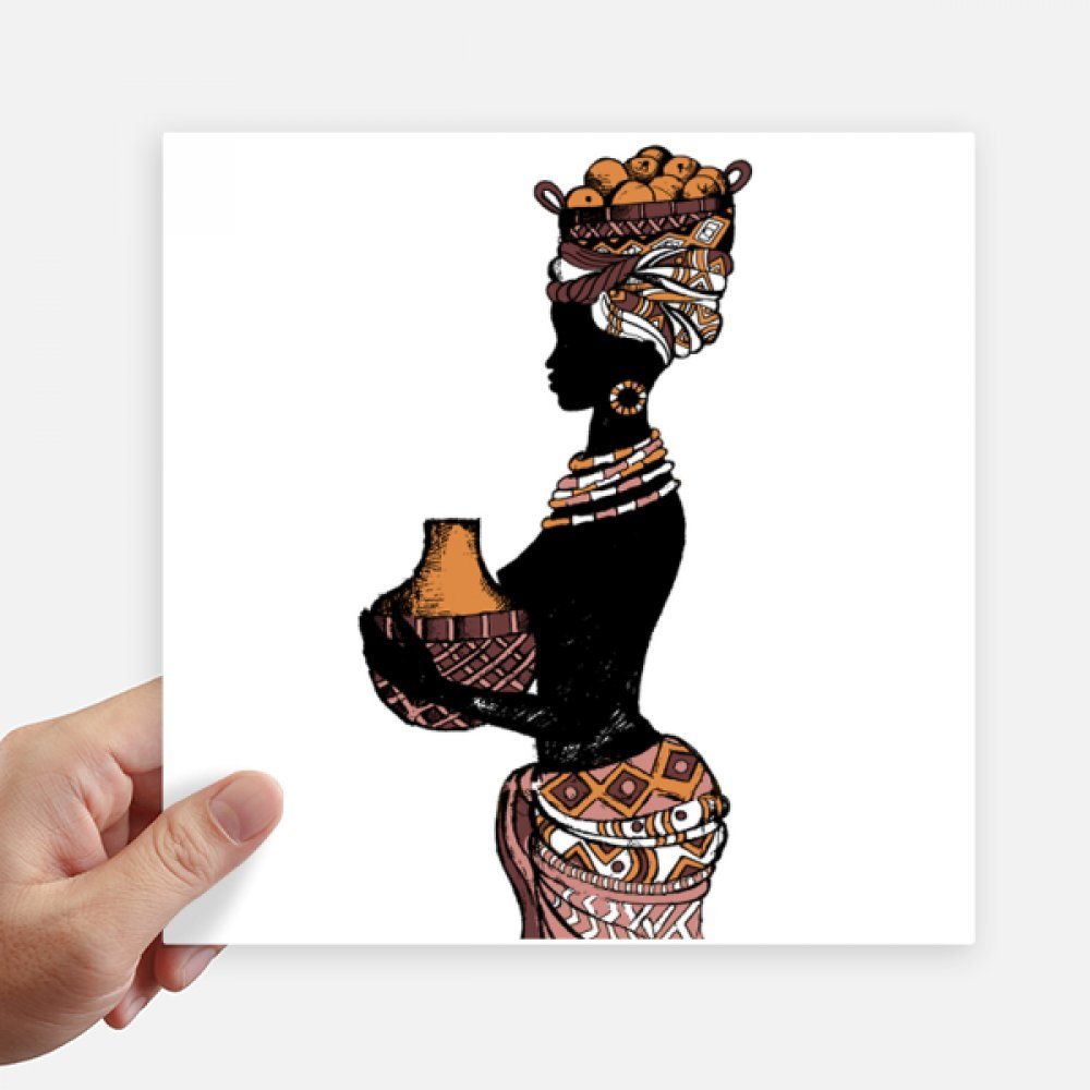Stickers Afrique noire primitive DIYthinker pour personnaliser une valise ou cacher un mur abîmé