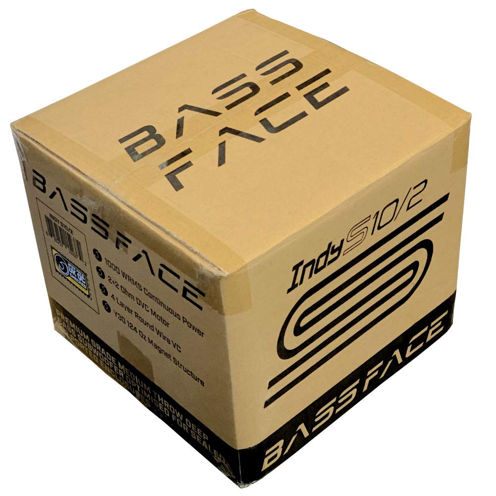 INDY 1 SUBWOOFER PER BASS FACE INDYS10/2 S10/2 25,00 cm 250 mm 10" doppia bobina dvc 2+2 ohm 1000 watt rms 2000 watt max auto, 1 pezzo
