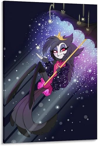 NEZIH Octavia Helluva Boss - Póster de anime impreso para pared, para el hogar, baño, dormitorio, oficina, sala de estar, decoración de lienzo 12 x