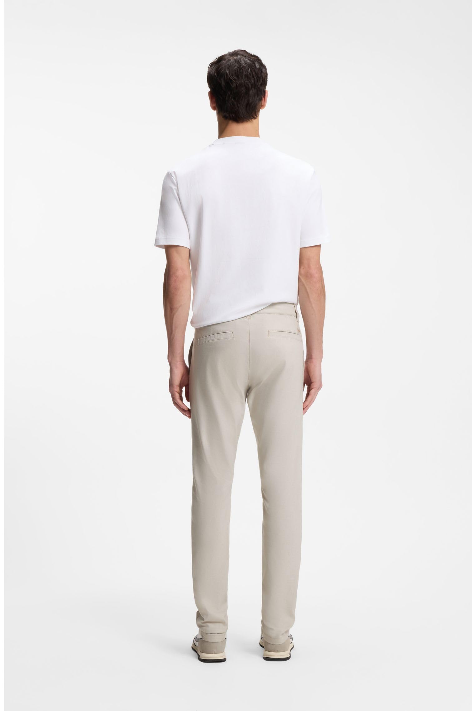 BOSS Slim-fit Chino Aus Elastischem Twill