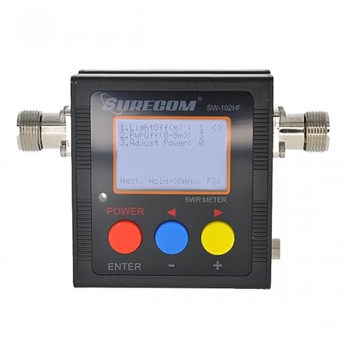 Miniatura 3 de Surecom SW-102HF 1.5-70MHz V.S.W.R. y Medidor de Potencia