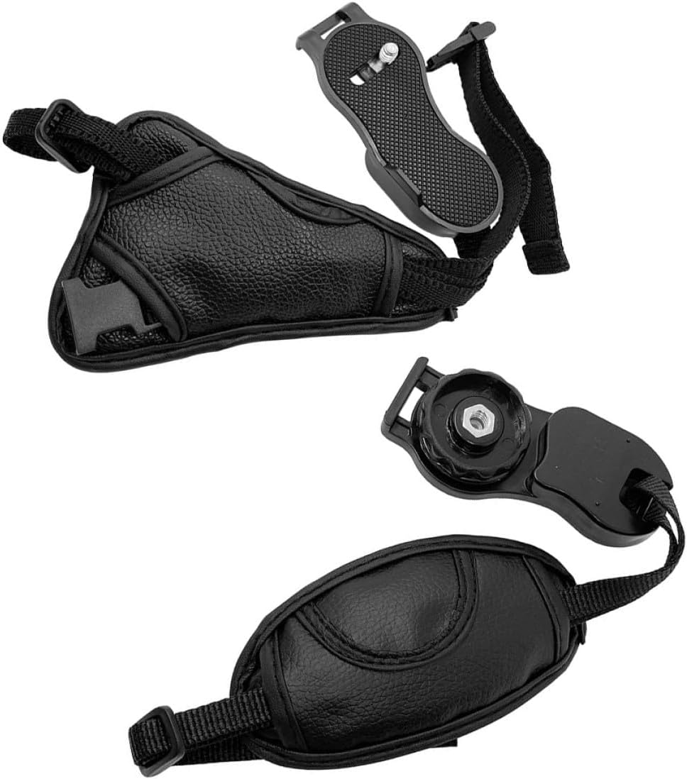 2pcs Non-slip Camera Wrist Straps for Mirrorless and Dslr Cameras Padded Hand Grip Strap Set with Small Triangle round Design Sturdy Accessories for Photographers