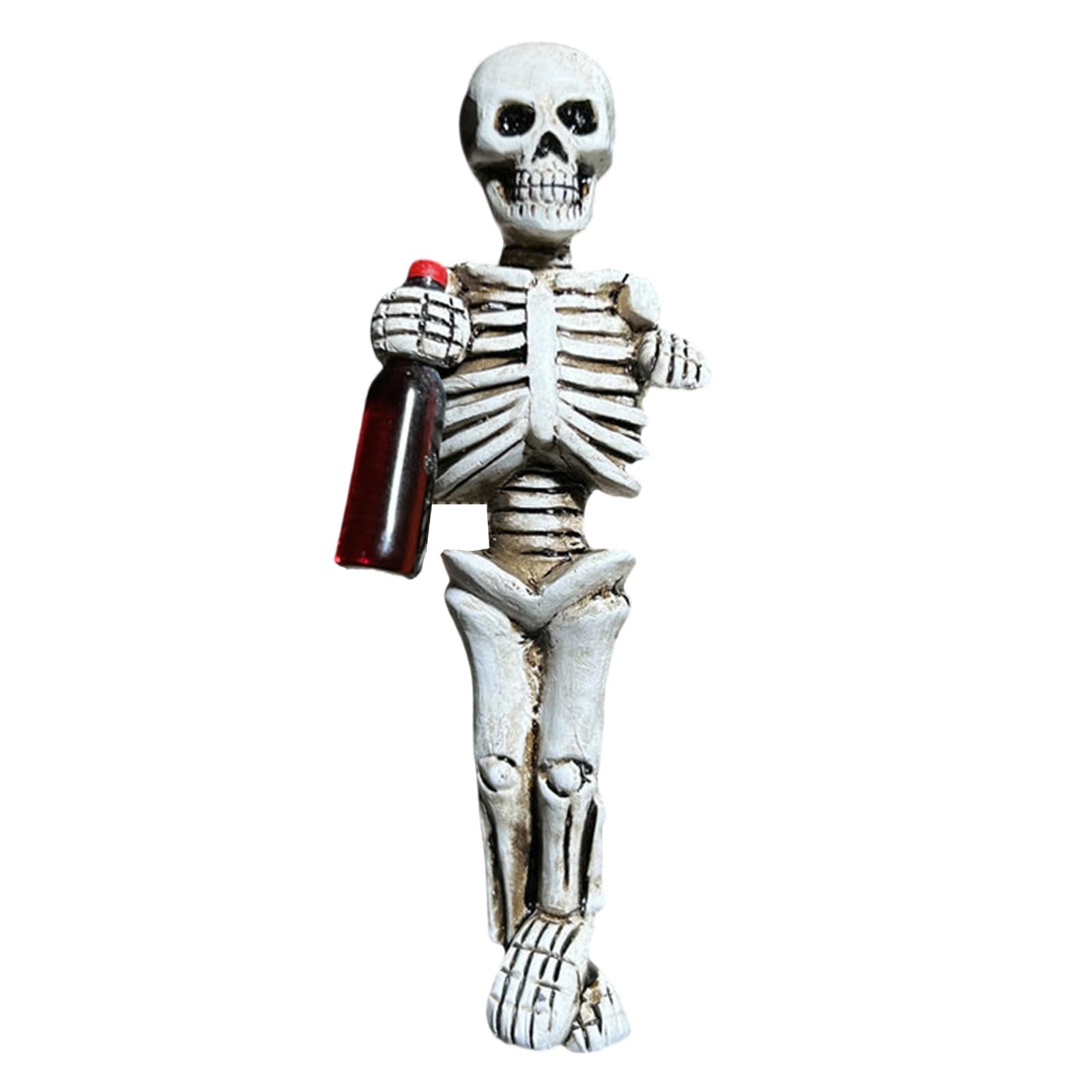 TQUXNGA Miniature Skull Figurine Plant Decors for Pots, Skeleton Garden Decors Skeleton Statue Planter Huggers for Yard Ornament Halloweens Figurines