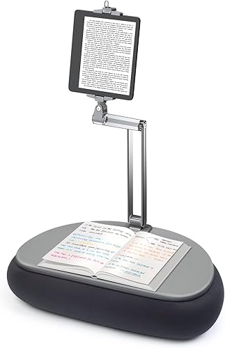 elitehood Soporte de almohada alto para tableta, soporte de almohada ajustable para Kindle de brazo largo para leer en la cama, soporte de iPad de