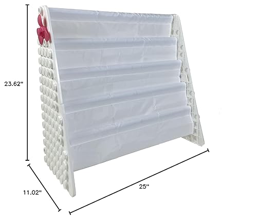 Miniatura 8 de UNiPLAY Organizador de almacenamiento de libros de 4 niveles para niños con bolsillos para libros, estantería de plástico para sala de juegos, se