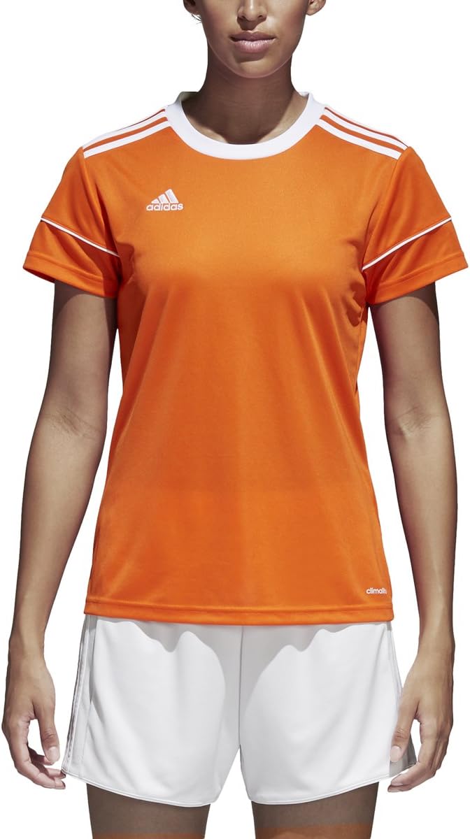 orange adidas crop top and shorts