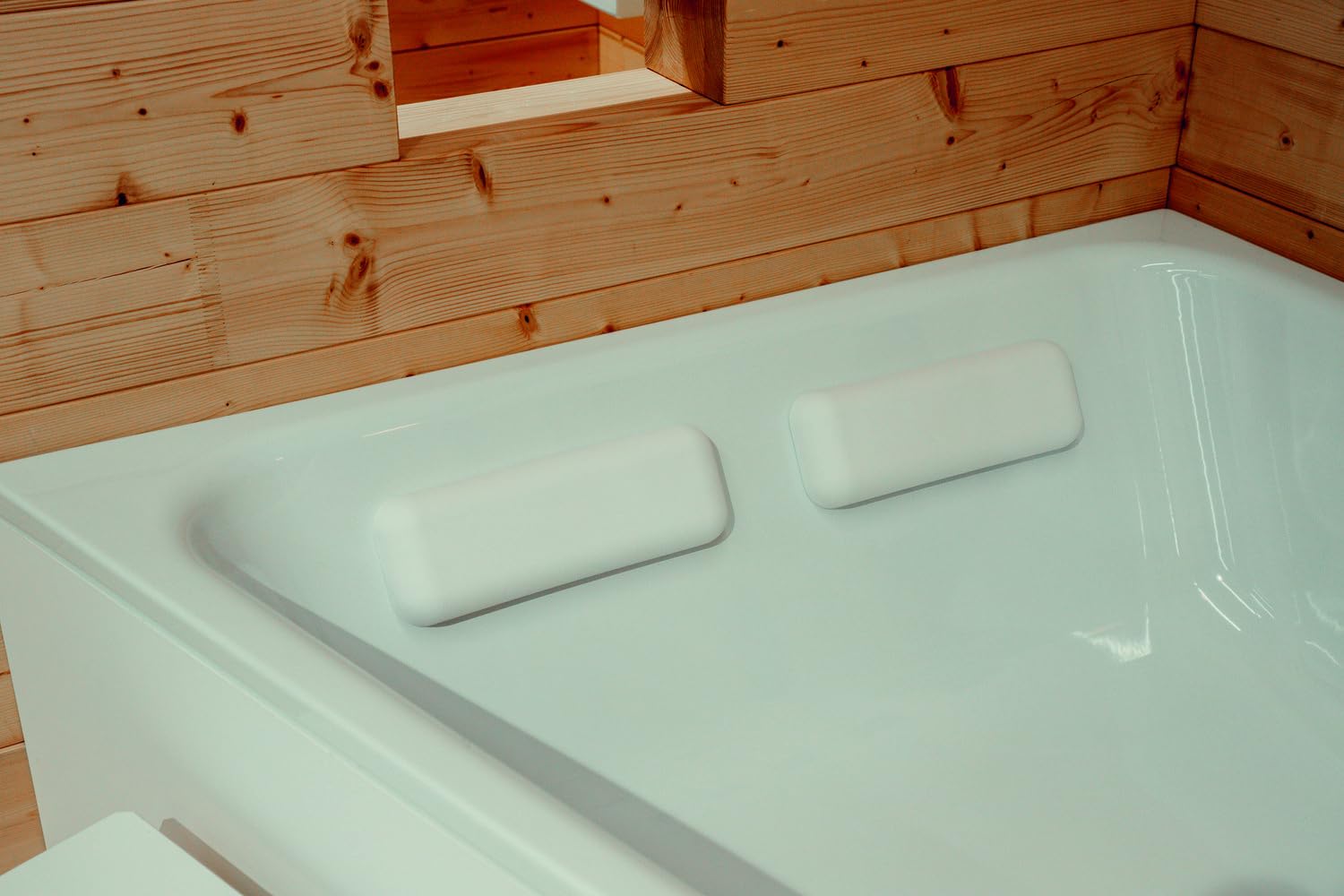 BetteRelax Relax cojín de baño/cojín cervical, 2 piezas, B57-0210, Color: Blanco