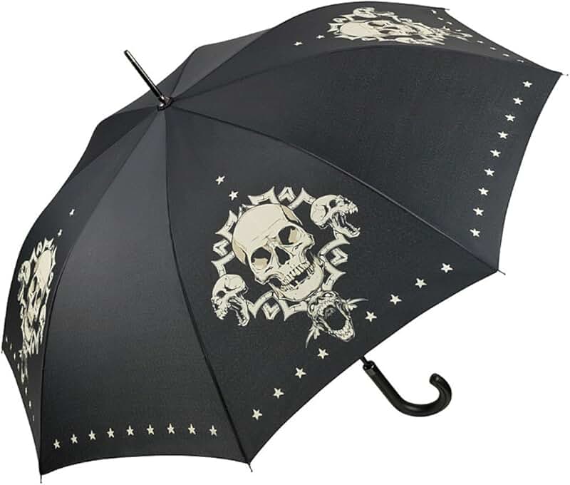 Amazon.co.uk: skull umbrella uk