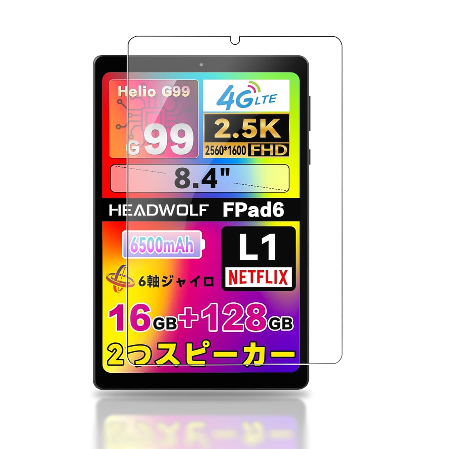 Amazon.co.jp: 【1枚セット】Headwolf FPad6/Alphawolf APad2 8インチ 