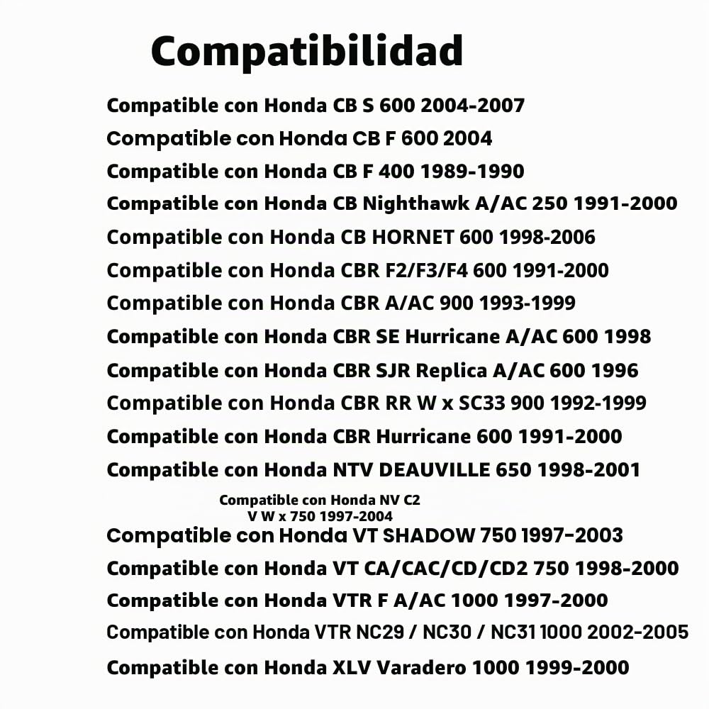 Regulador de voltaje rectificador KACEPAR, Regulador de voltaje rectificador Compatible con Ho/n*da CB F 600 400 CBR F2 F3 F4 AC 900 NTV AUVILLE 650 VT 750 VTR NC29 NC30 NC31 1000 XLV