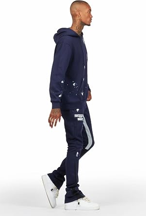 ROCKSTAR ORIGINAL Men's Raffer Hoodie Flare Track Set