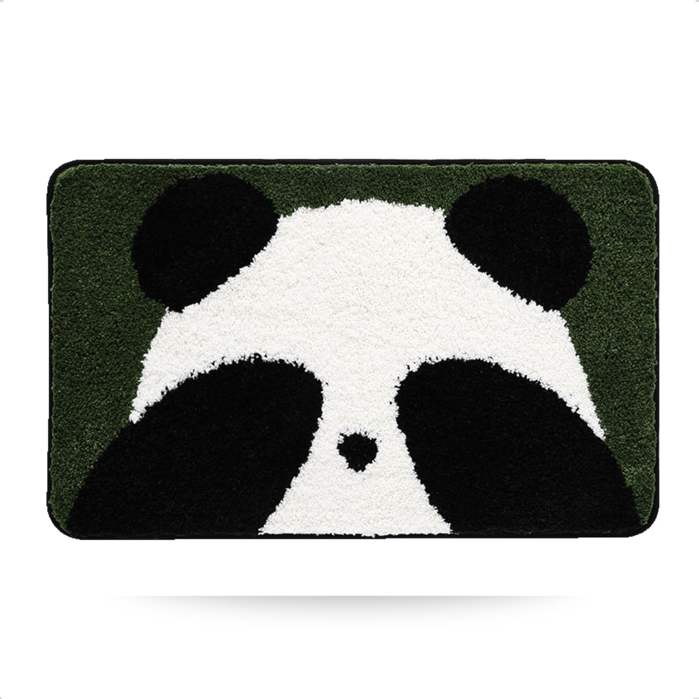 Cute Panda Bathroom Rugs Cute Bath Mat Cartoon Floor Mats, Non Slip Extra Absorbent Soft Bath Rug, Machine Washable Dryable Mat, Bathtub Carpet Shower Mat Indoor Area Door Mat (20" x 31", Shy)