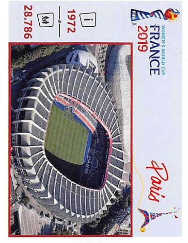 2019 Panini FIFA Women's World Cup France Album Stickers (Individual Sticker Only) Soccer #17 Parc des Princes 2 Inch by 2 12 Inch Collectible