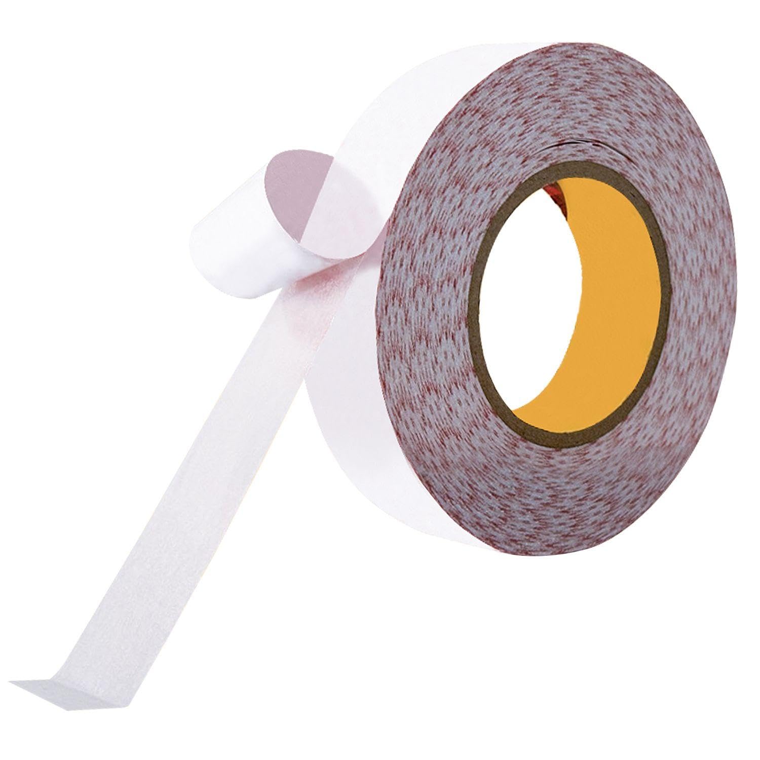 HINFHI 1 Roll Of Double-Sided Tape, Waterproof Double-Sided Tape, Temperature-Resistant Tape, Item Fixing Tape, Suitable For Metal, Glass, And Plastic.