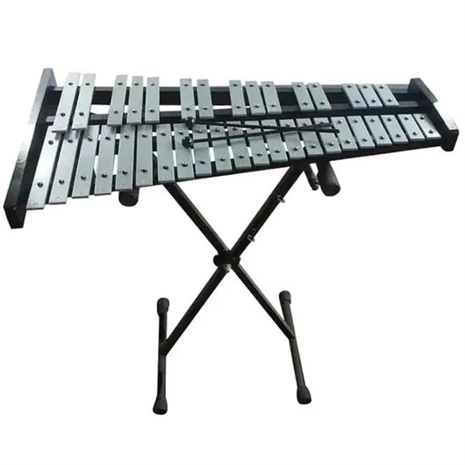 Ksylofon Muzyczny Początkujący Regulowany 37 Nut Glockenspiel Instrument Perkusyjny Ksylofon Instrumenty Muzyczne Stojak Na Nuty