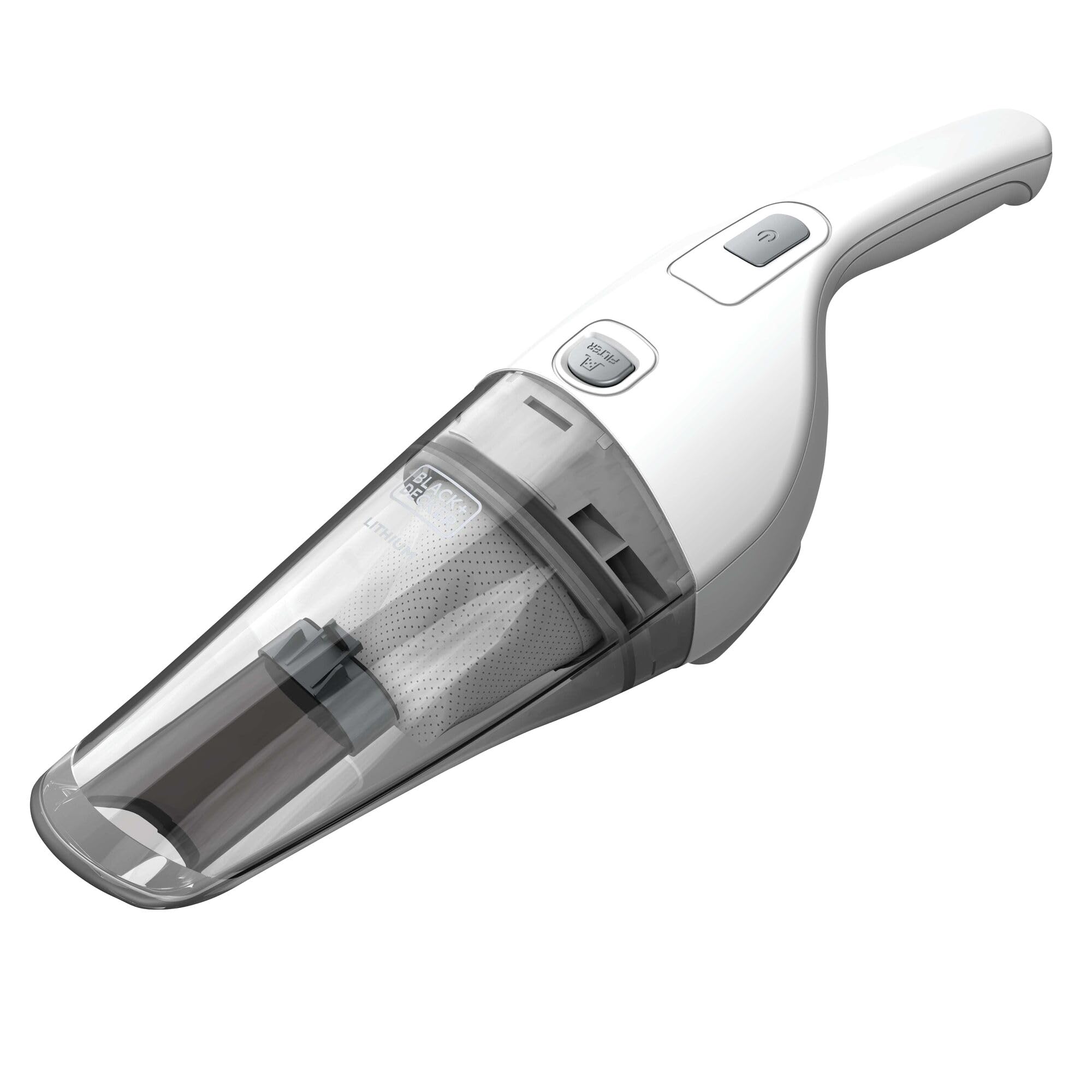 BLACK+DECKER HNV220BCZ10FF Compact Lithium Hand Vac 2Ah Kit - Powder White - Cordless