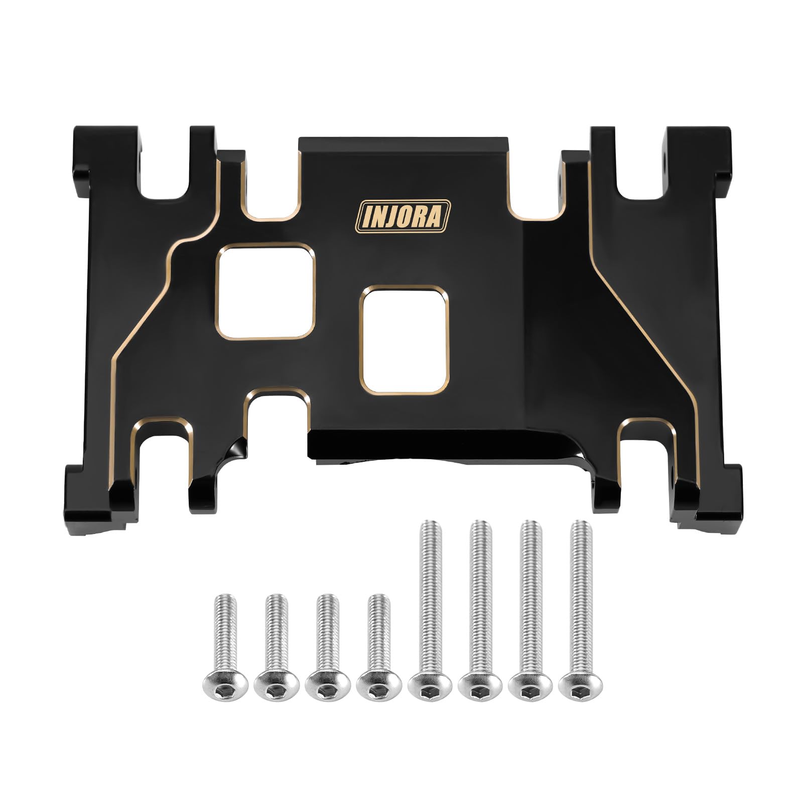 NJORA 61g Rivestimento nero Copertura dell'asse differenziale in ottone per aggiornamento 1/10 RC Crawler FMS FCX10  26