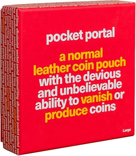 Miniatura 9 de Ellusionist Bolsa de bolsillo para monedas domina el arte de la desaparición de monedas y la producción  Diseño elegante y engañoso  Magia a tu