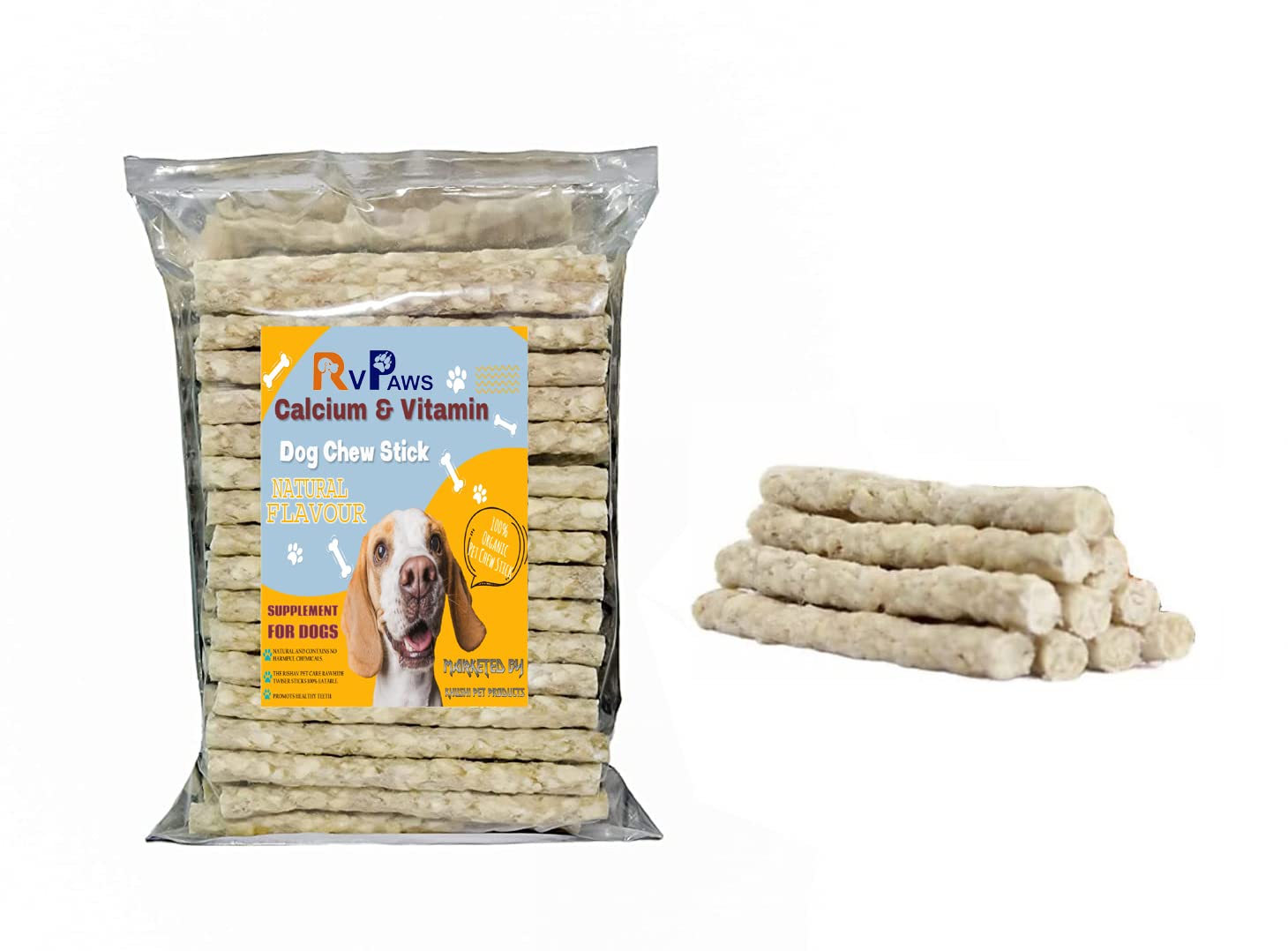 RvPaws Dog Chew Sticks - Munchie Sticks Natural Flavors Chew Sticks Treat Snacks for All Breed Dogs (Pack of 500 Gram) (B0BRXZ4NP1) Amazon Price History, Amazon Price Tracker