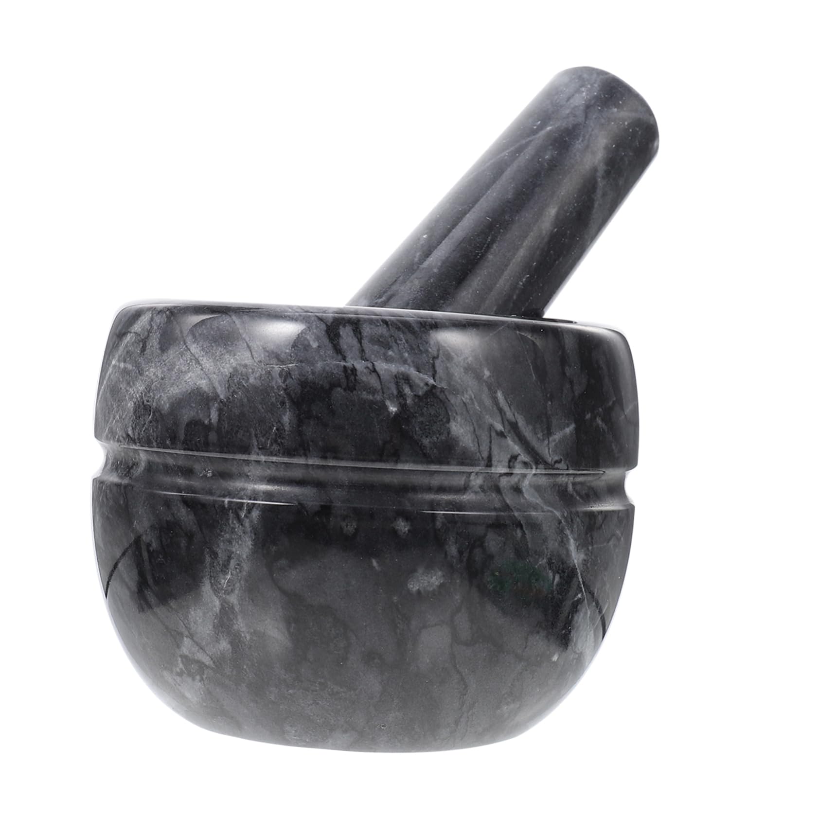 Garneck Knoblauchpresse Rocker Marmor Knoblauchpresse Schwarz Küchenhelfer Zum Knoblauchmahlen Stampfer Für Knoblauch Und Pillen Einfach Zu Verwenden Für Frische Saucen